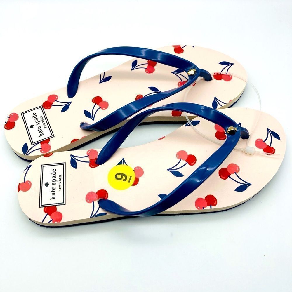 NWT Kate Spade Fleur Dancing Cherries Sandals 9B Brazil - Picture 5 of 10